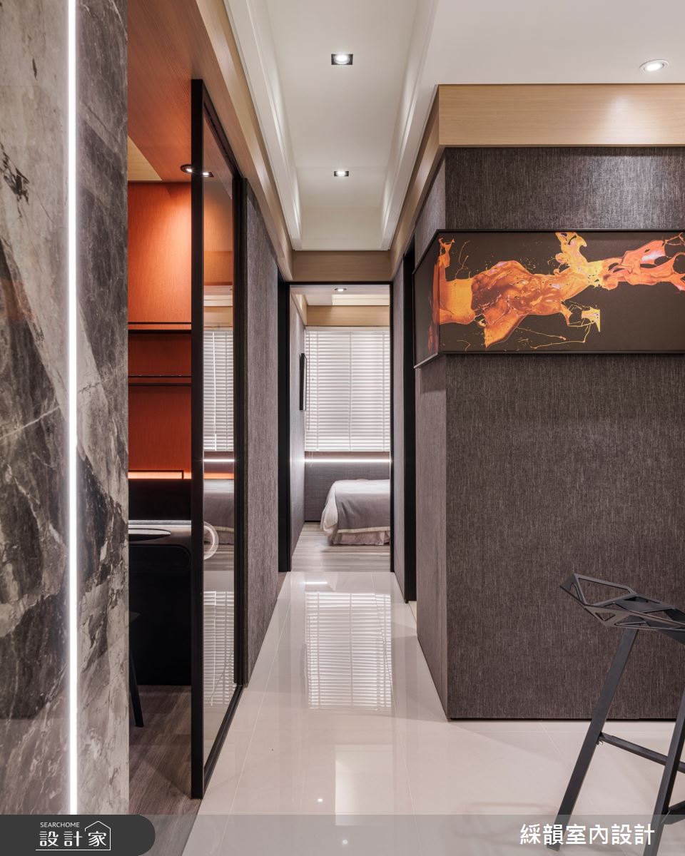 38坪預售屋＿現代風走廊案例圖片＿綵韻室內設計有限公司＿綵韻_53之14