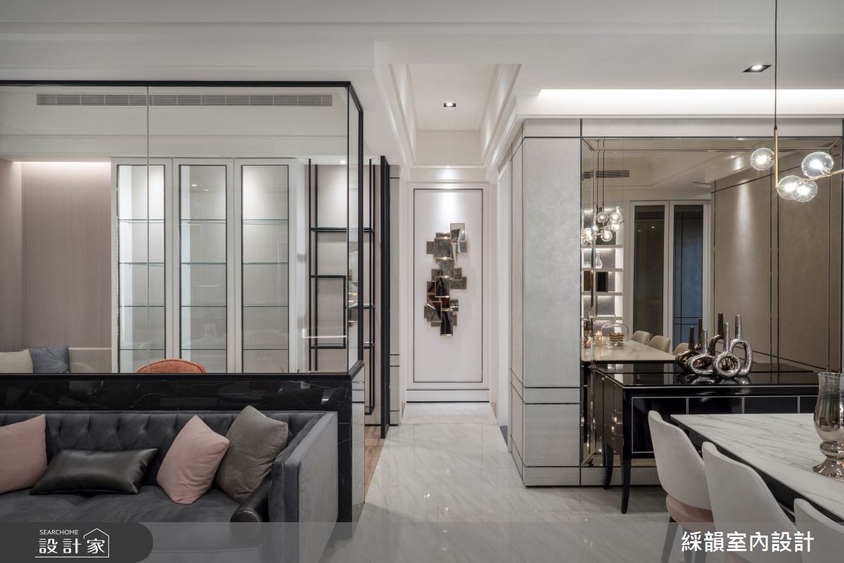 預售屋＿混搭風客廳餐廳臥室案例圖片＿綵韻室內設計有限公司＿綵韻_55之9