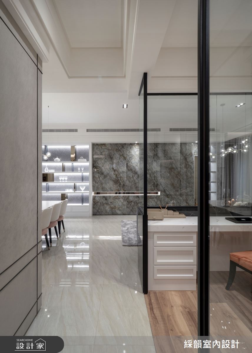預售屋＿混搭風客廳餐廳臥室案例圖片＿綵韻室內設計有限公司＿綵韻_55之13