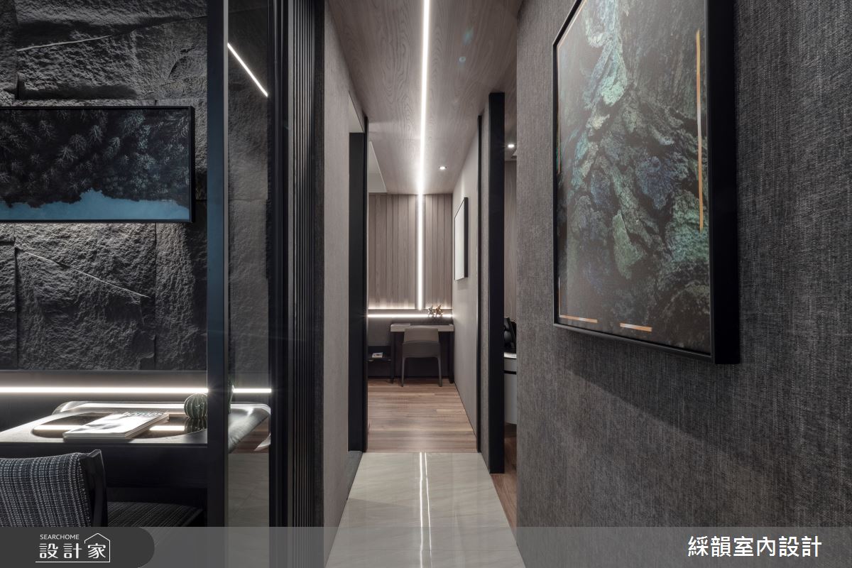 75坪預售屋＿混搭風走廊案例圖片＿綵韻室內設計有限公司＿綵韻_56之13