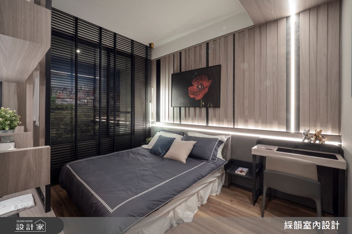 75坪預售屋＿混搭風臥室案例圖片＿綵韻室內設計有限公司＿綵韻_56之14