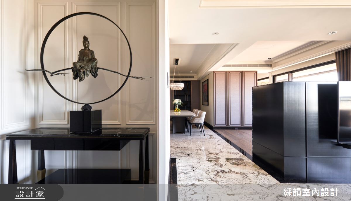 110坪新成屋(5年以下)＿混搭風玄關客廳餐廳案例圖片＿綵韻室內設計有限公司＿綵韻_59之4