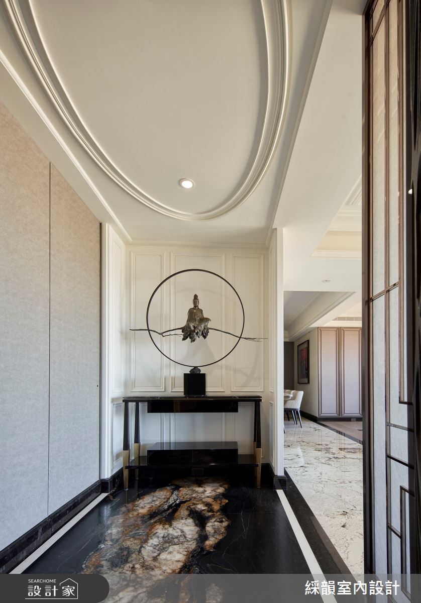 110坪新成屋(5年以下)＿混搭風玄關案例圖片＿綵韻室內設計有限公司＿綵韻_59之1