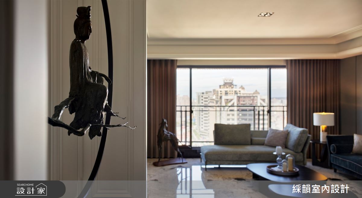 110坪新成屋(5年以下)＿混搭風客廳案例圖片＿綵韻室內設計有限公司＿綵韻_59之7