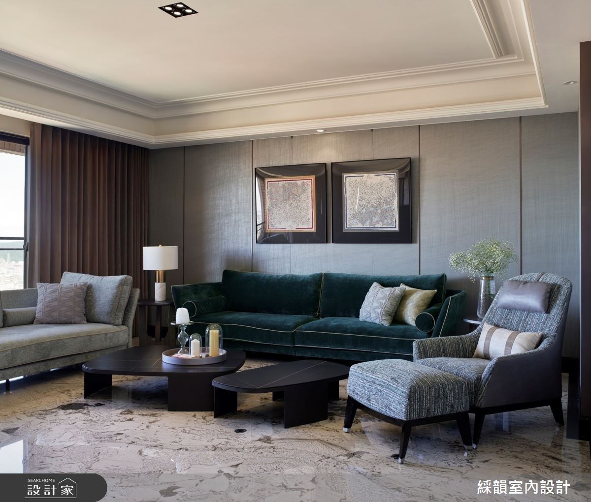 110坪新成屋(5年以下)＿混搭風客廳案例圖片＿綵韻室內設計有限公司＿綵韻_59之10