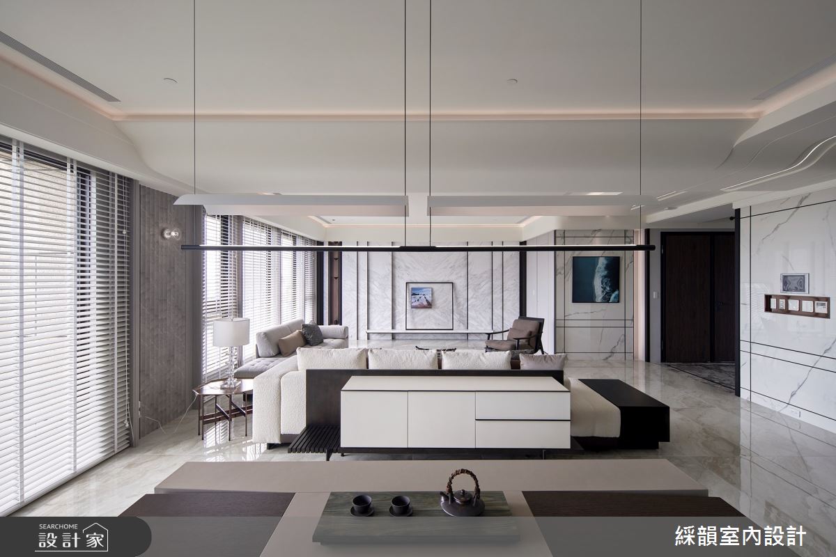 121坪新成屋(5年以下)＿現代奢華風玄關客廳書房案例圖片＿綵韻室內設計有限公司＿綵韻_62之13