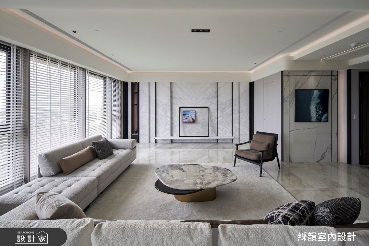 121坪新成屋(5年以下)＿現代奢華風客廳案例圖片＿綵韻室內設計有限公司＿綵韻_62之14