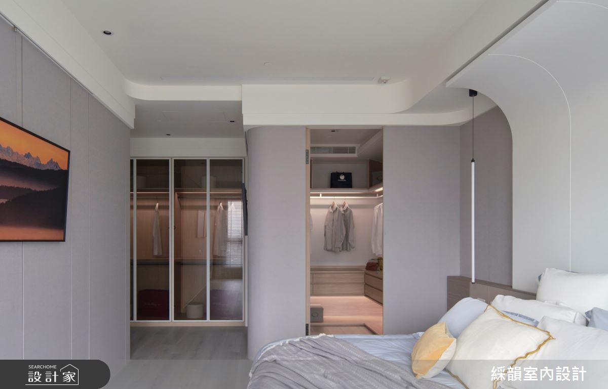 121坪新成屋(5年以下)＿現代奢華風臥室更衣間案例圖片＿綵韻室內設計有限公司＿綵韻_62之34