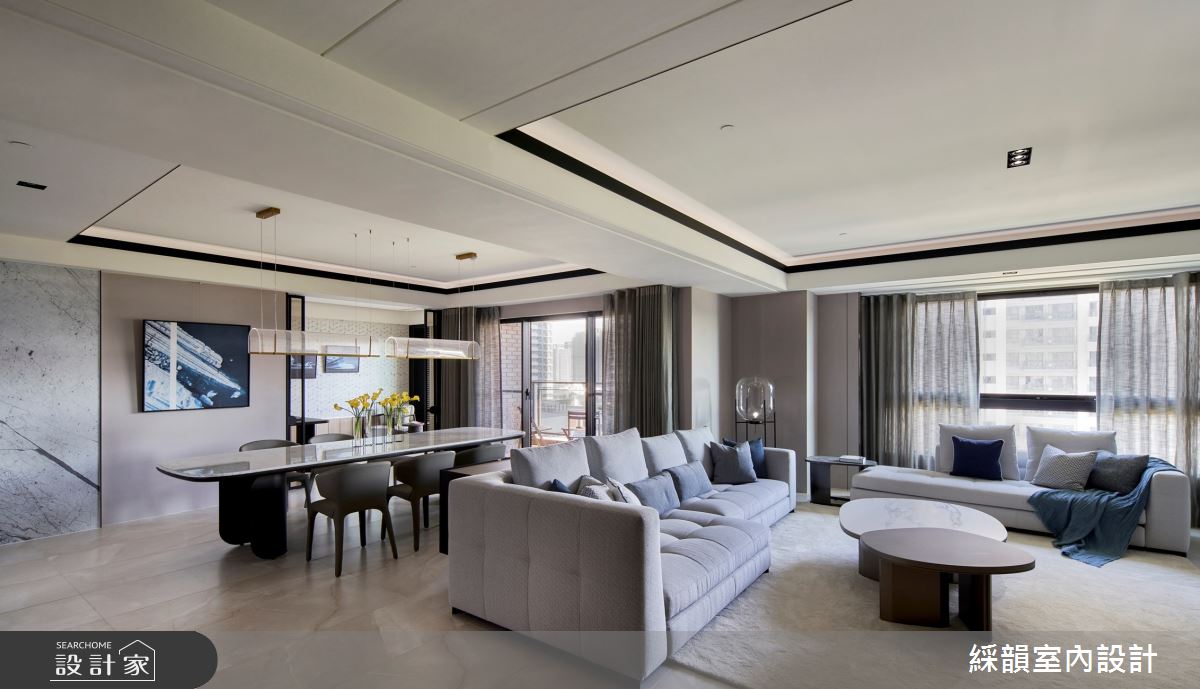121坪毛胚屋＿都會現代風客廳餐廳案例圖片＿綵韻室內設計有限公司＿綵韻_63之7