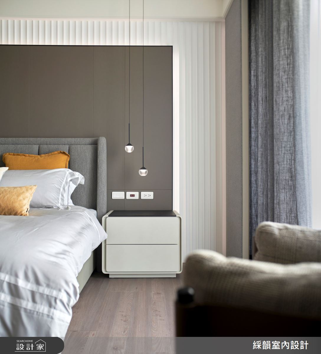 121坪毛胚屋＿都會現代風臥室案例圖片＿綵韻室內設計有限公司＿綵韻_63之16