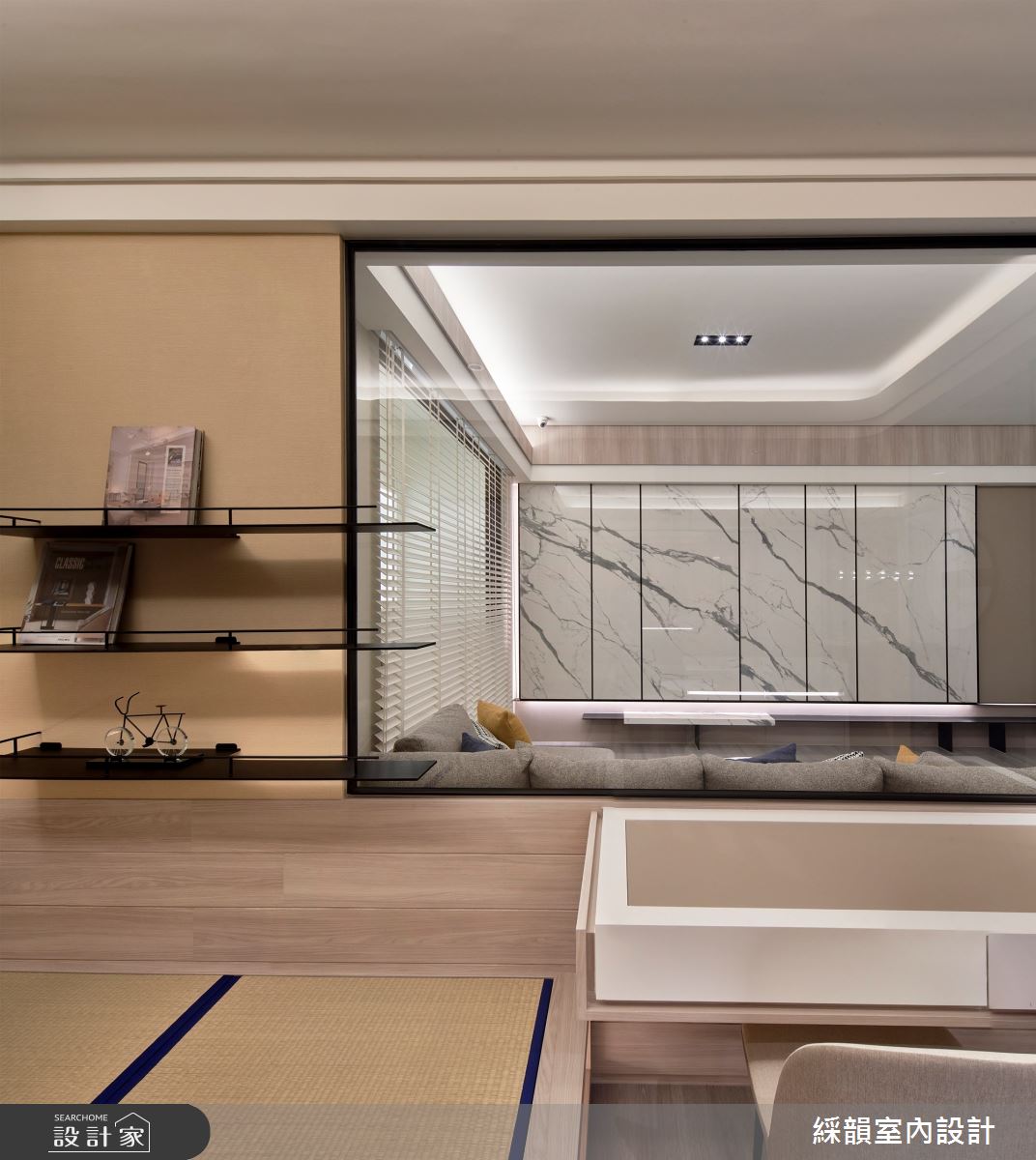 預售屋＿混搭風書房臥榻案例圖片＿綵韻室內設計有限公司＿綵韻_67之11