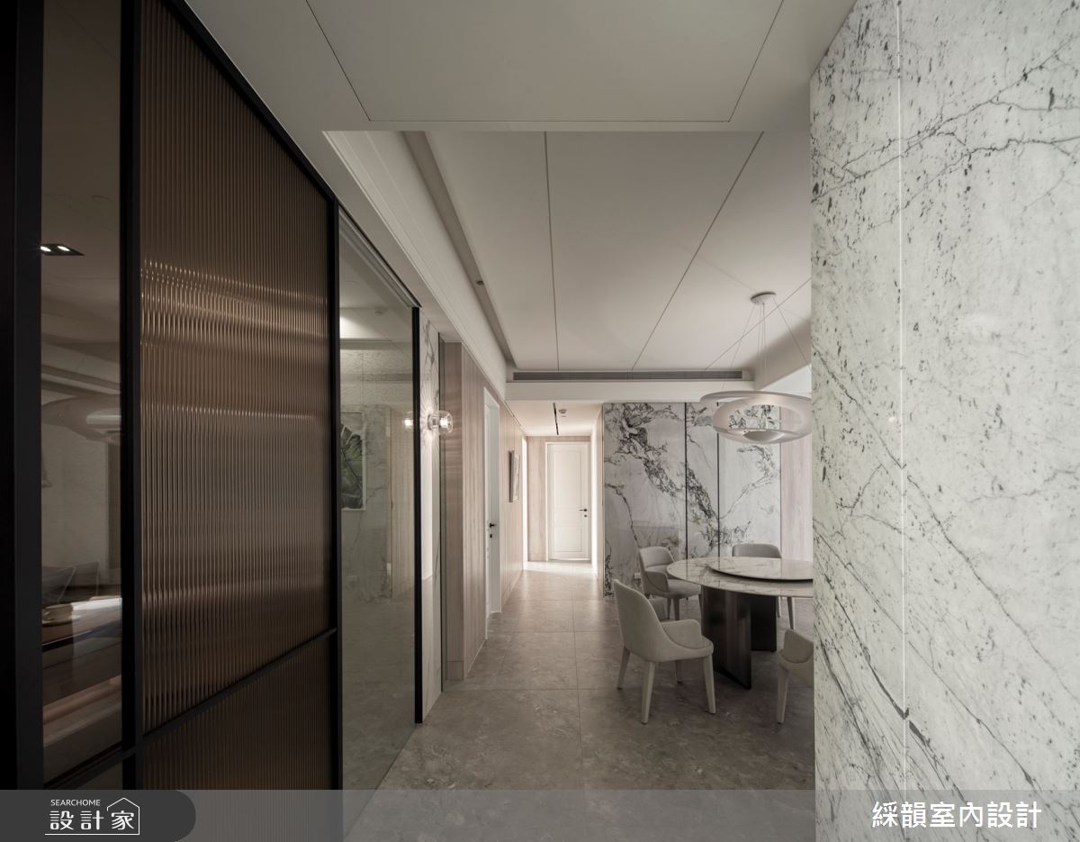 100坪預售屋＿現代風餐廳走廊案例圖片＿綵韻室內設計有限公司＿綵韻_71之8