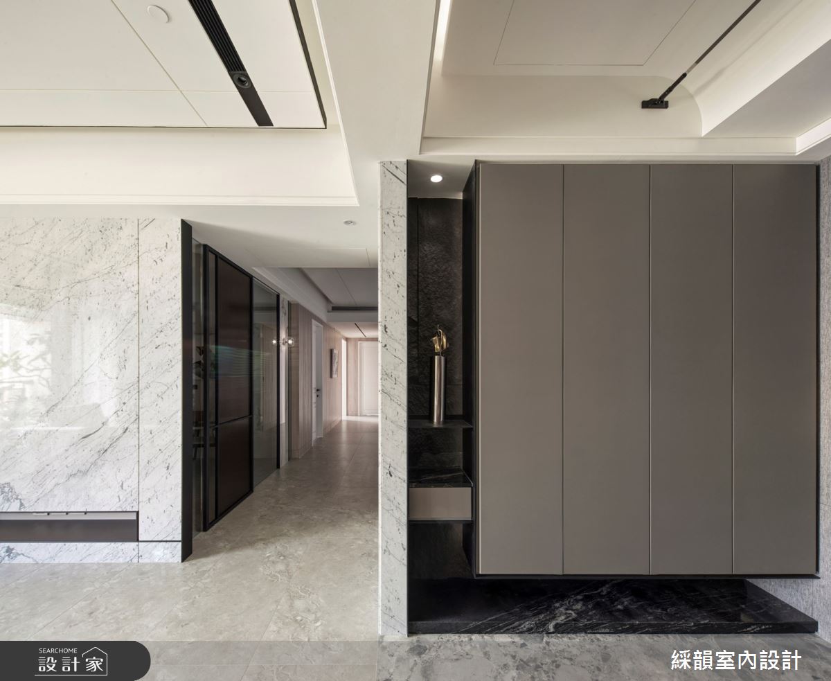 100坪預售屋＿現代風玄關走廊案例圖片＿綵韻室內設計有限公司＿綵韻_71之1