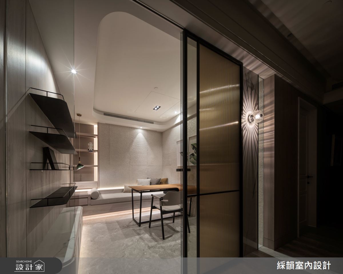 100坪預售屋＿現代風書房臥榻案例圖片＿綵韻室內設計有限公司＿綵韻_71之13