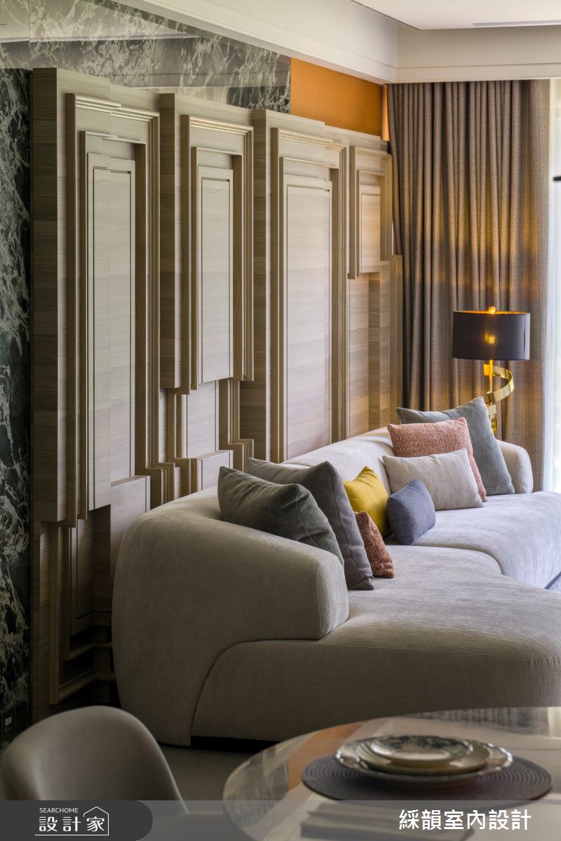 107坪預售屋＿現代殖民風客廳案例圖片＿綵韻室內設計有限公司＿綵韻_75之10