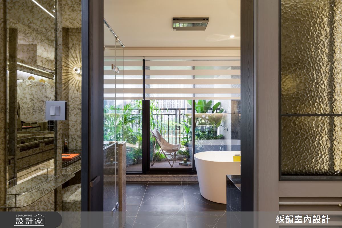 107坪預售屋＿現代殖民風浴室陽台案例圖片＿綵韻室內設計有限公司＿綵韻_75之21