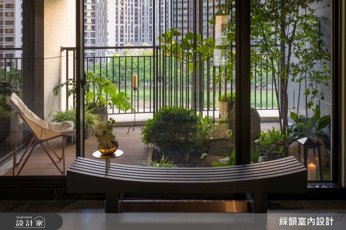 107坪預售屋＿現代殖民風玄關陽台案例圖片＿綵韻室內設計有限公司＿綵韻_75之2