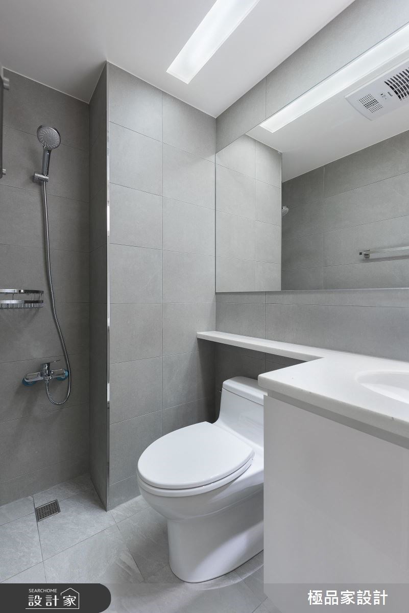 20坪中古屋(5~15年)＿北歐風浴室案例圖片＿極品家設計＿極品家_02之8