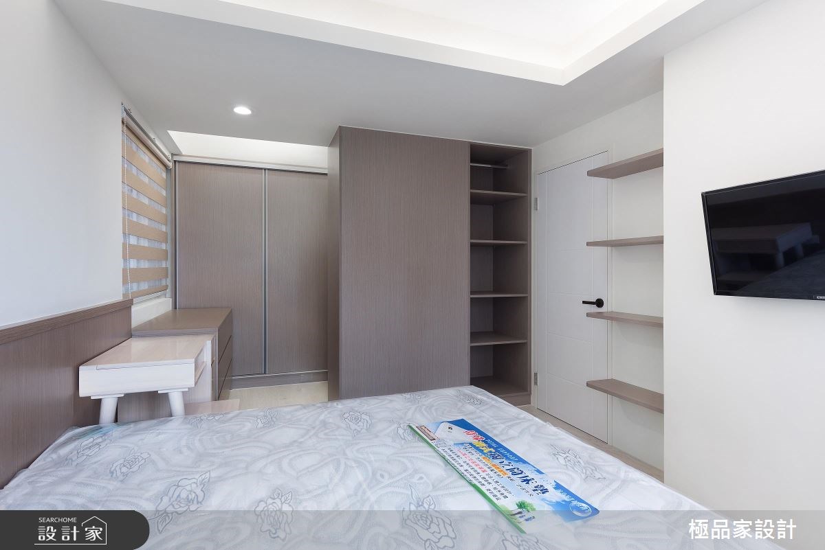 20坪中古屋(5~15年)＿北歐風臥室案例圖片＿極品家設計＿極品家_02之10