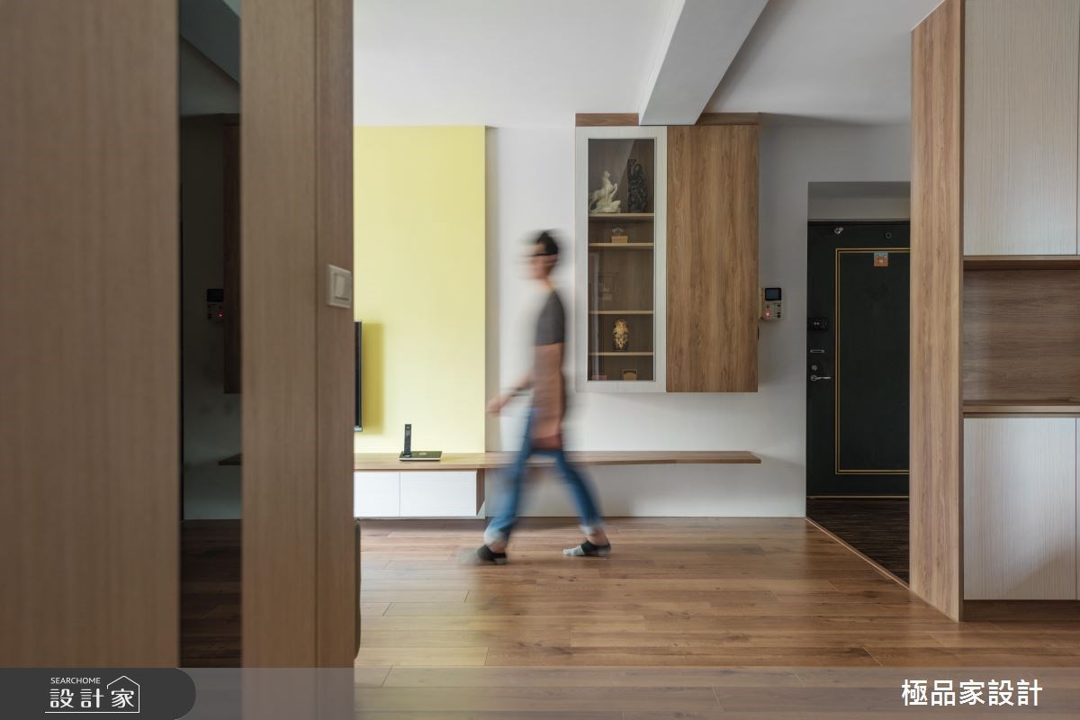 20坪老屋(16~30年)＿休閒風玄關走廊案例圖片＿極品家設計＿極品家_03之1