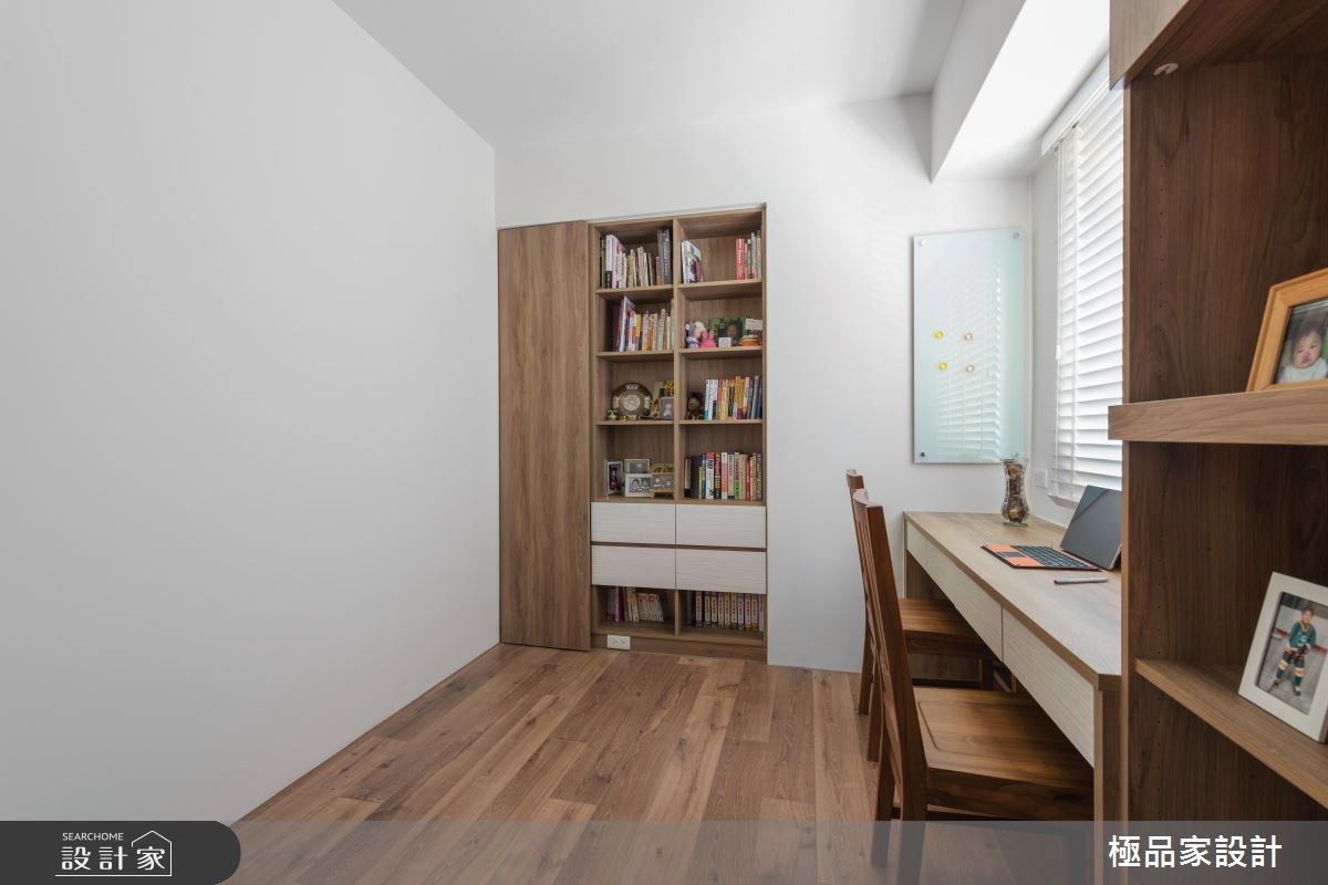 20坪老屋(16~30年)＿休閒風書房工作區案例圖片＿極品家設計＿極品家_03之8