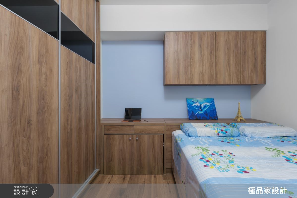 20坪老屋(16~30年)＿休閒風臥室案例圖片＿極品家設計＿極品家_03之10