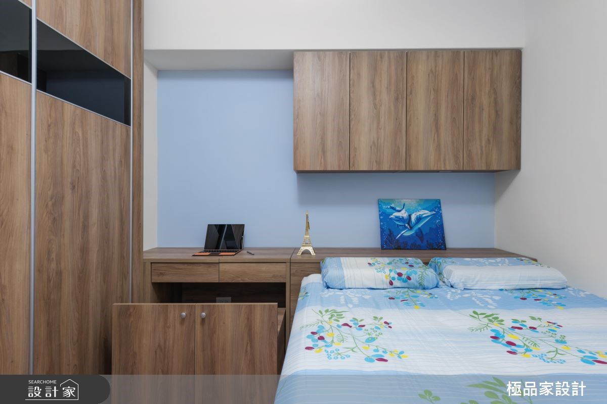 20坪老屋(16~30年)＿休閒風臥室案例圖片＿極品家設計＿極品家_03之11