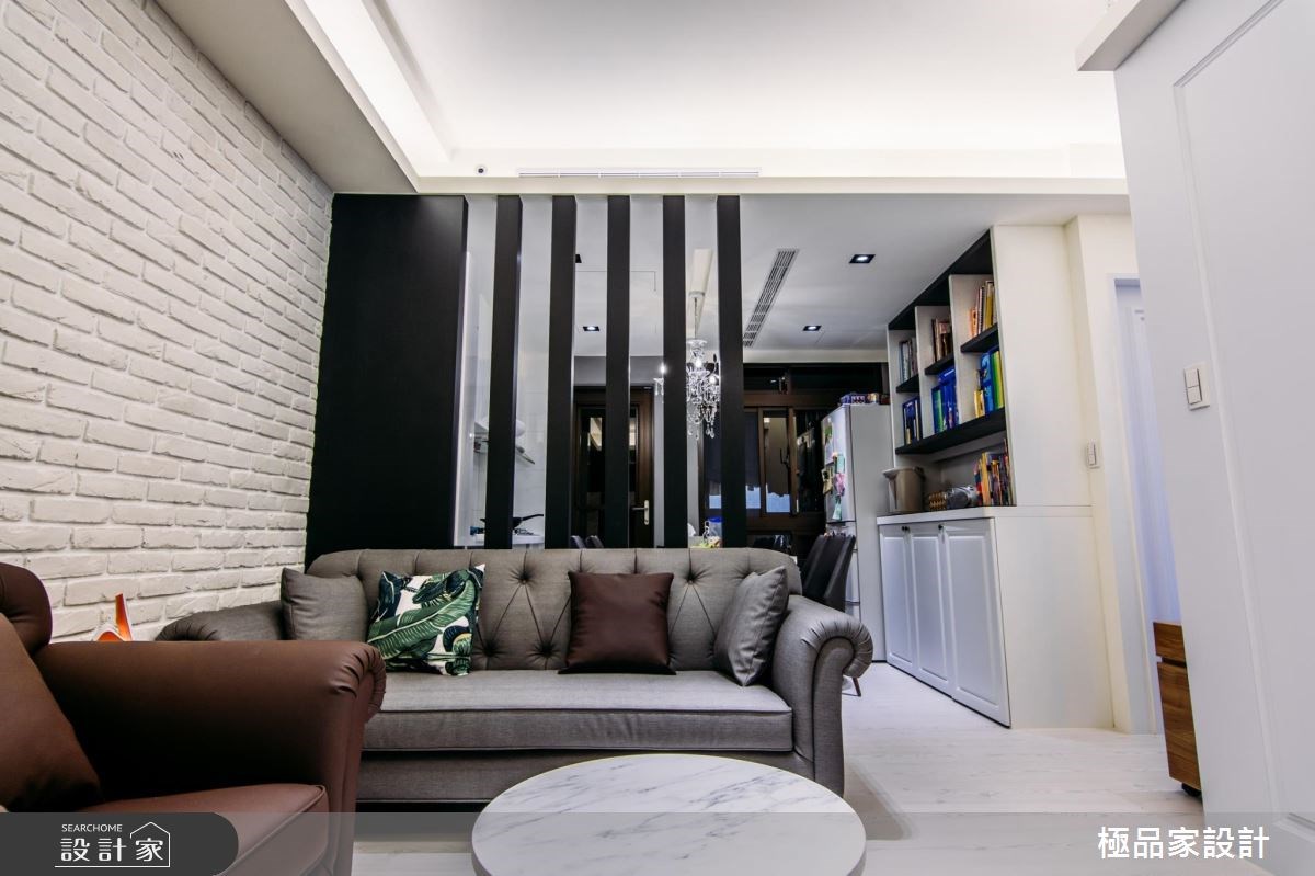 15坪中古屋(5~15年)＿新古典客廳案例圖片＿極品家設計＿極品家_04之2