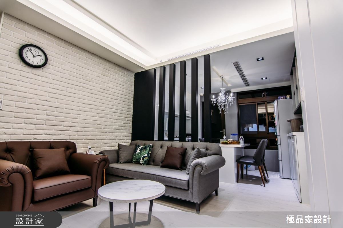 15坪中古屋(5~15年)＿新古典客廳餐廳案例圖片＿極品家設計＿極品家_04之3