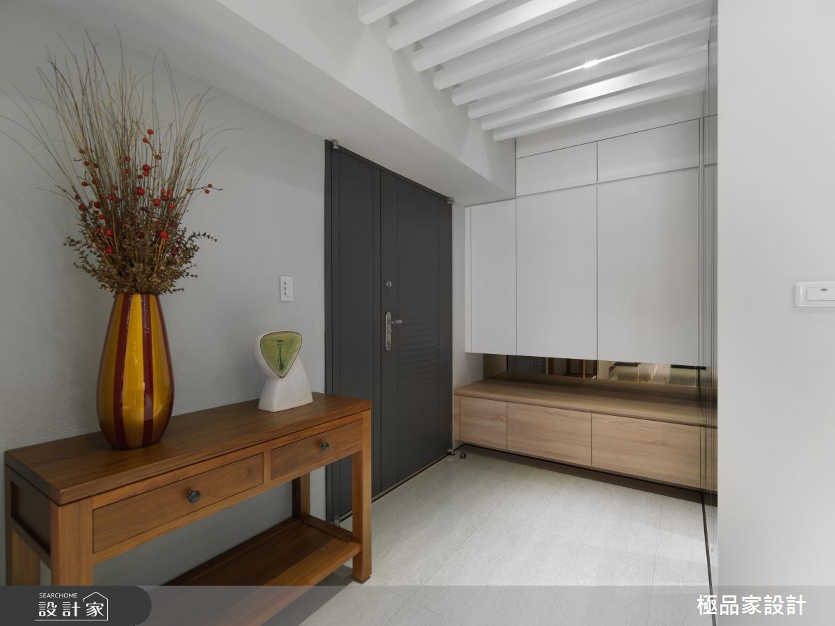 30坪老屋(16~30年)＿混搭風玄關案例圖片＿極品家設計＿極品家_05之1