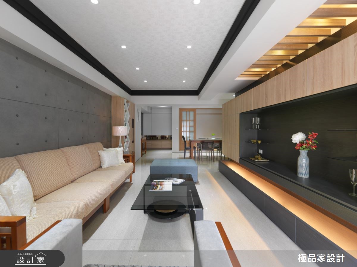 30坪老屋(16~30年)＿混搭風客廳餐廳案例圖片＿極品家設計＿極品家_05之4