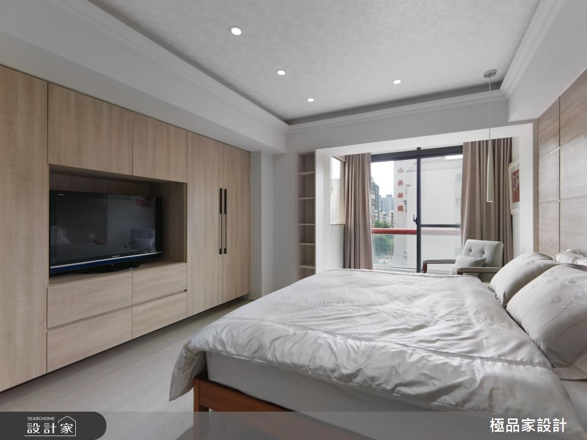 30坪老屋(16~30年)＿混搭風臥室案例圖片＿極品家設計＿極品家_05之10