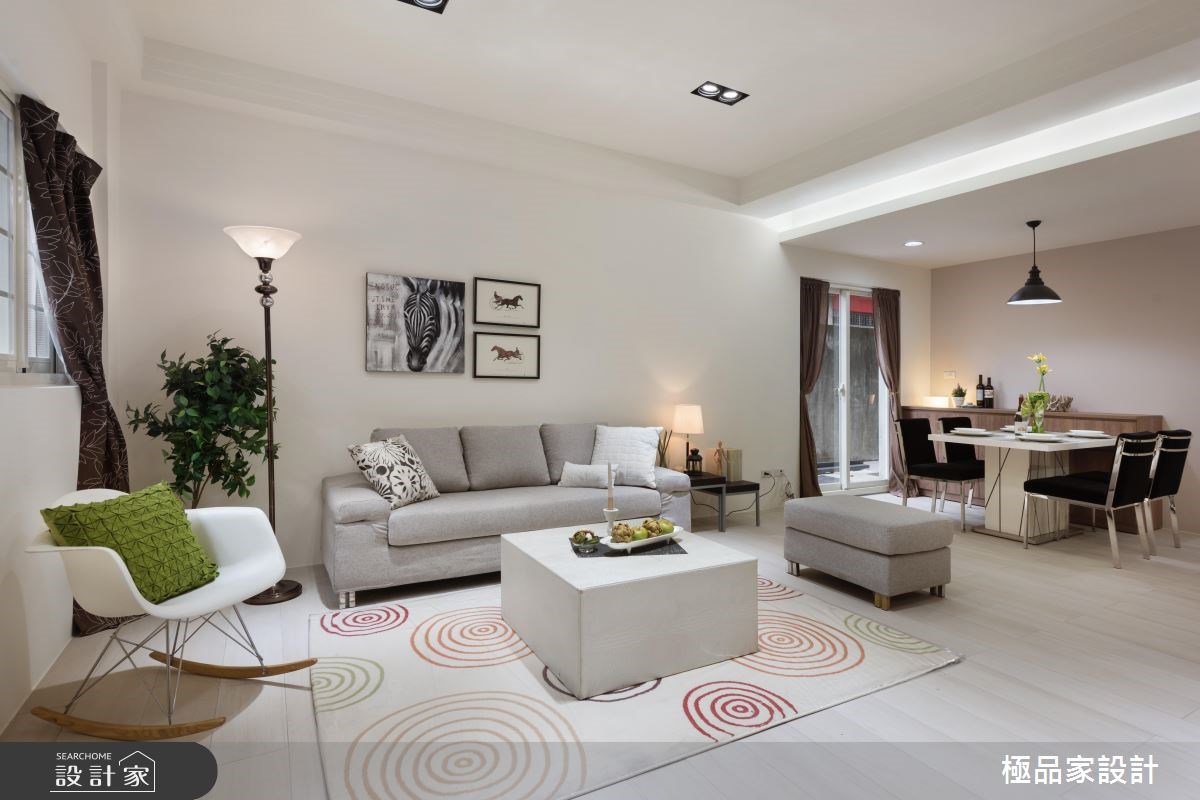 30坪老屋(16~30年)＿北歐風客廳餐廳案例圖片＿極品家設計＿極品家_07之4