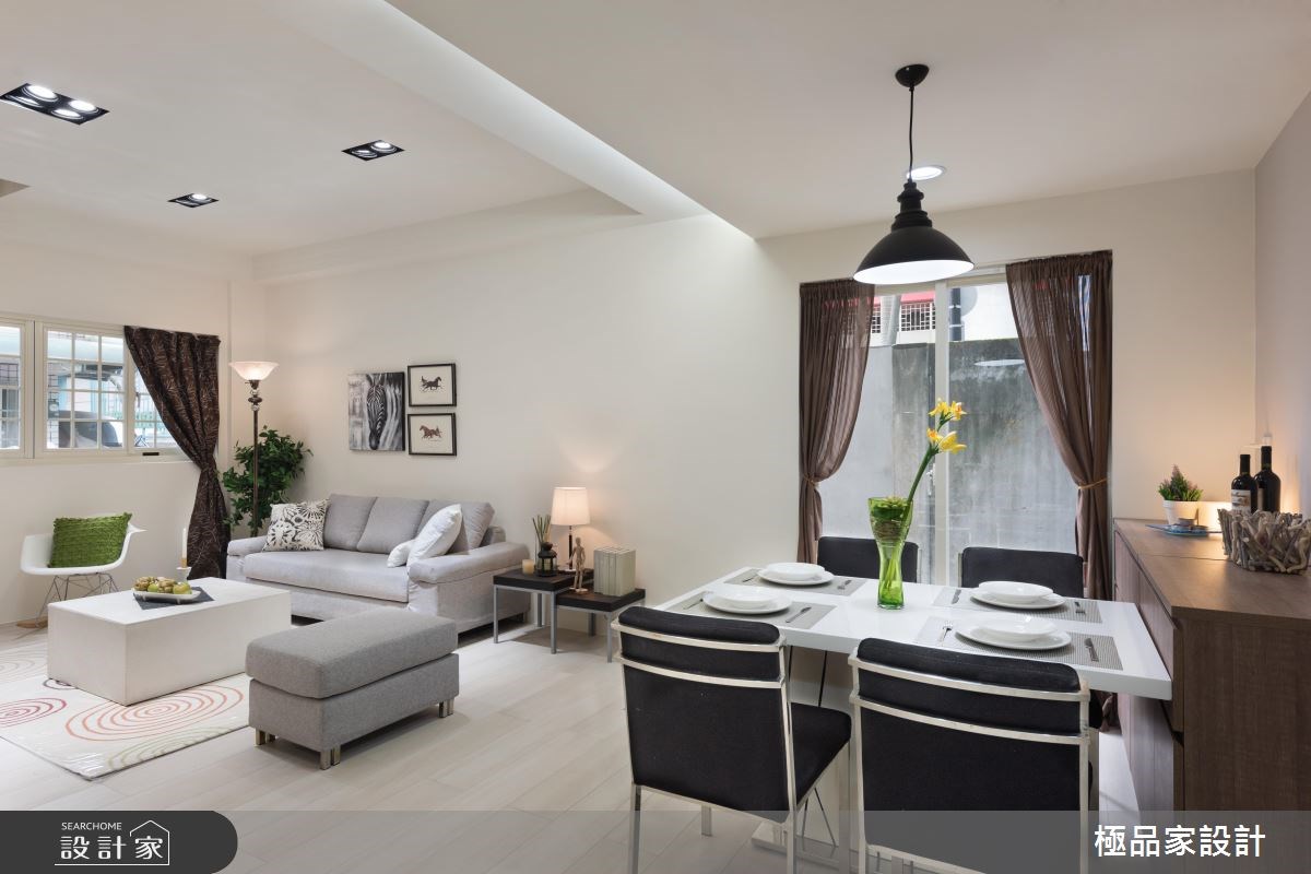 30坪老屋(16~30年)＿北歐風客廳餐廳案例圖片＿極品家設計＿極品家_07之5