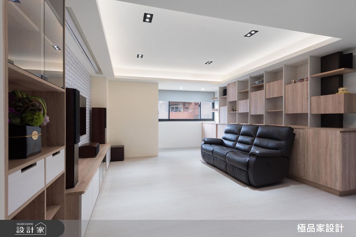 30坪老屋(16~30年)＿北歐風客廳案例圖片＿極品家設計＿極品家_08之1