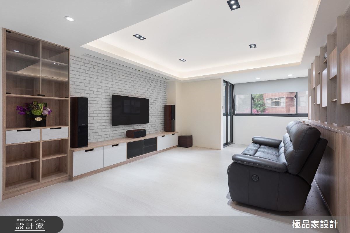 30坪老屋(16~30年)＿北歐風客廳案例圖片＿極品家設計＿極品家_08之2