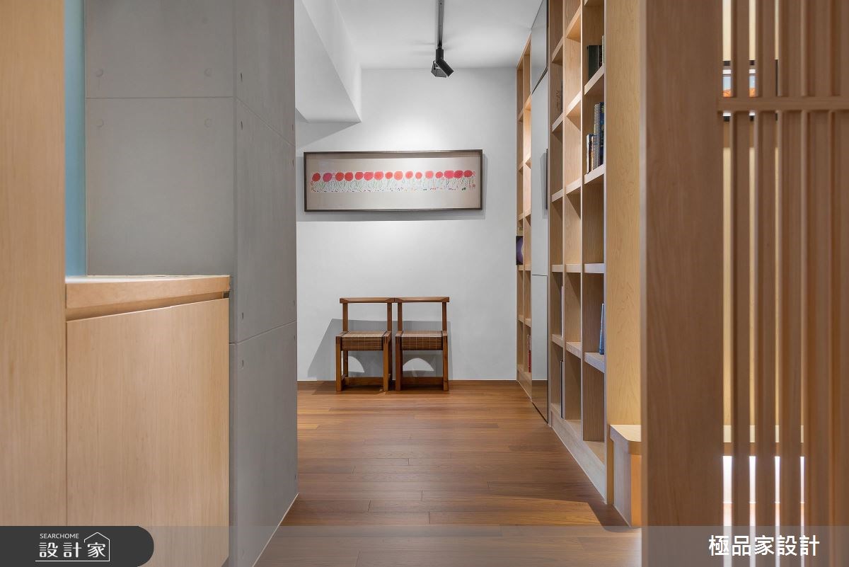 70坪老屋(16~30年)＿人文禪風玄關案例圖片＿極品家設計＿極品家_10之1