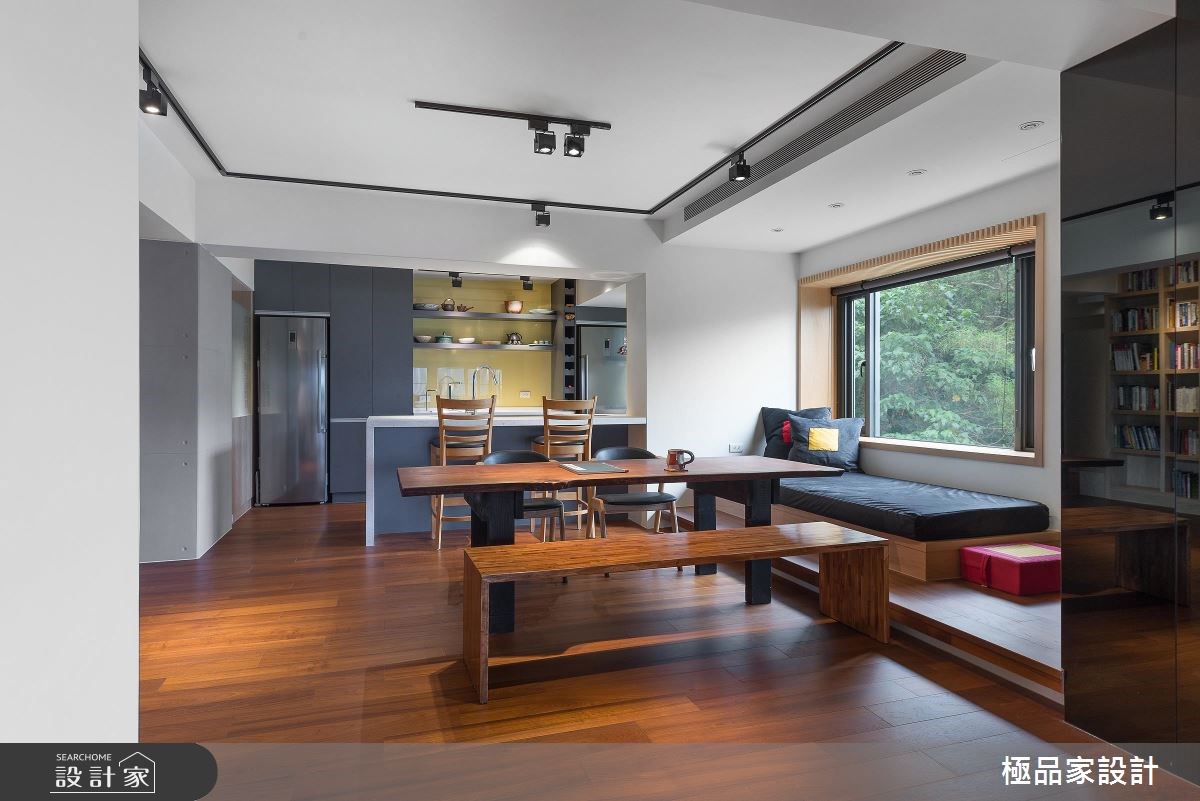 70坪老屋(16~30年)＿人文禪風餐廳廚房吧檯臥榻案例圖片＿極品家設計＿極品家_10之3616