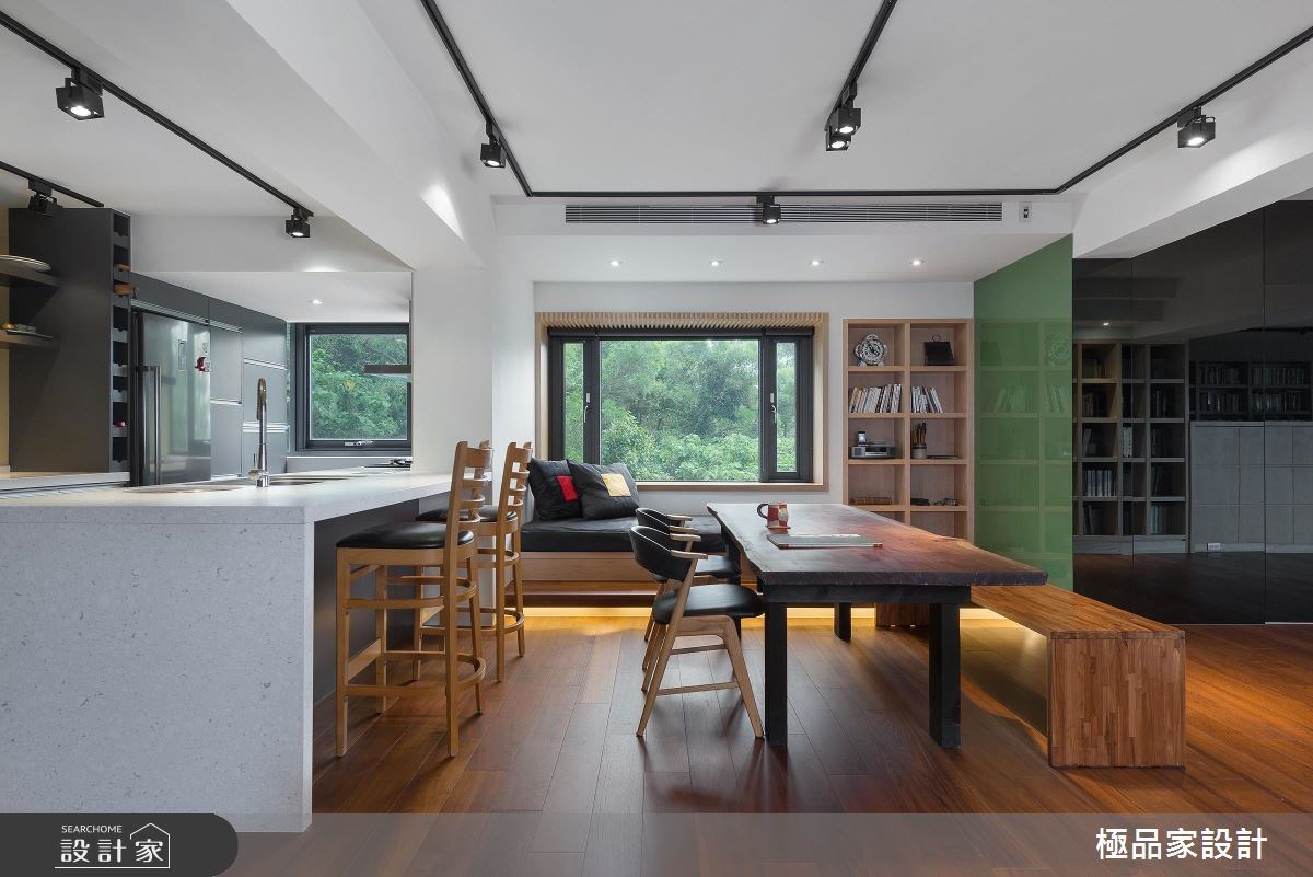 70坪老屋(16~30年)＿人文禪風餐廳廚房吧檯臥榻案例圖片＿極品家設計＿極品家_10之10