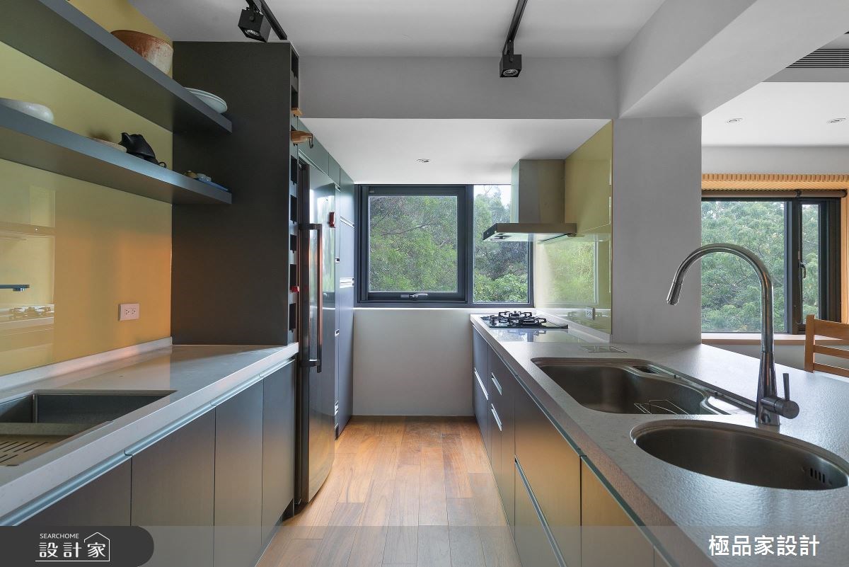 70坪老屋(16~30年)＿人文禪風廚房案例圖片＿極品家設計＿極品家_10之12