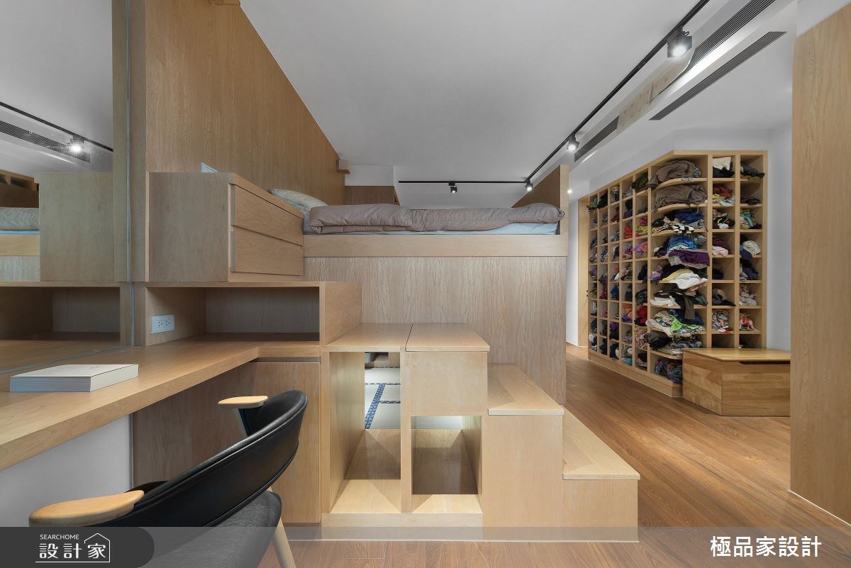 70坪老屋(16~30年)＿人文禪風臥室案例圖片＿極品家設計＿極品家_10之13