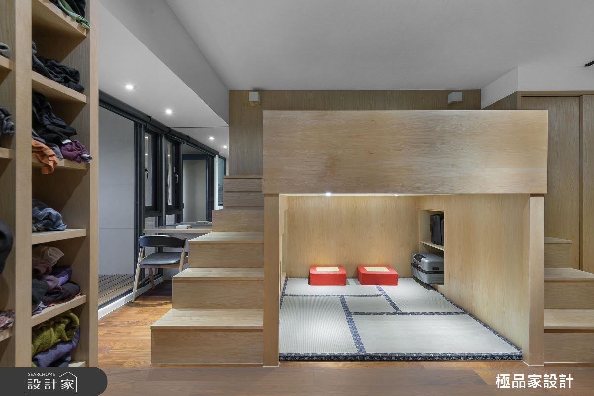 70坪老屋(16~30年)＿人文禪風臥室儲藏室案例圖片＿極品家設計＿極品家_10之14