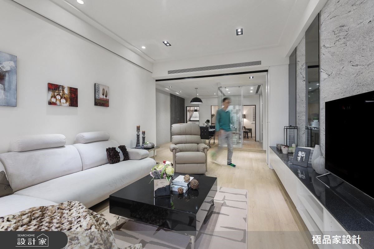 30坪新成屋(5年以下)＿現代風客廳案例圖片＿極品家設計＿極品家_11之4