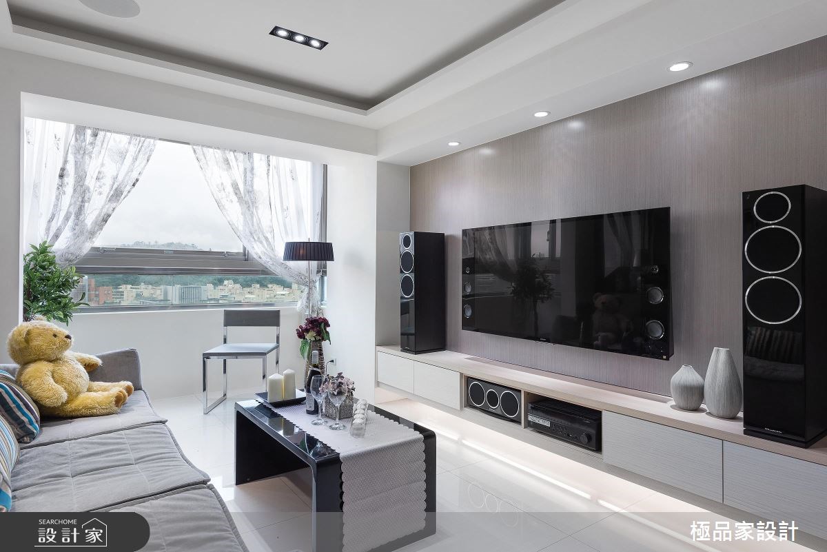 25坪老屋(16~30年)＿混搭風客廳案例圖片＿極品家設計＿極品家_12之6