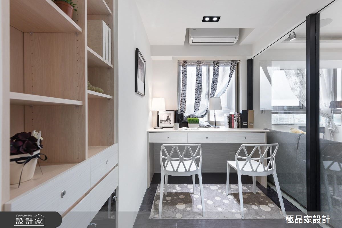 25坪老屋(16~30年)＿混搭風書房工作區案例圖片＿極品家設計＿極品家_12之7