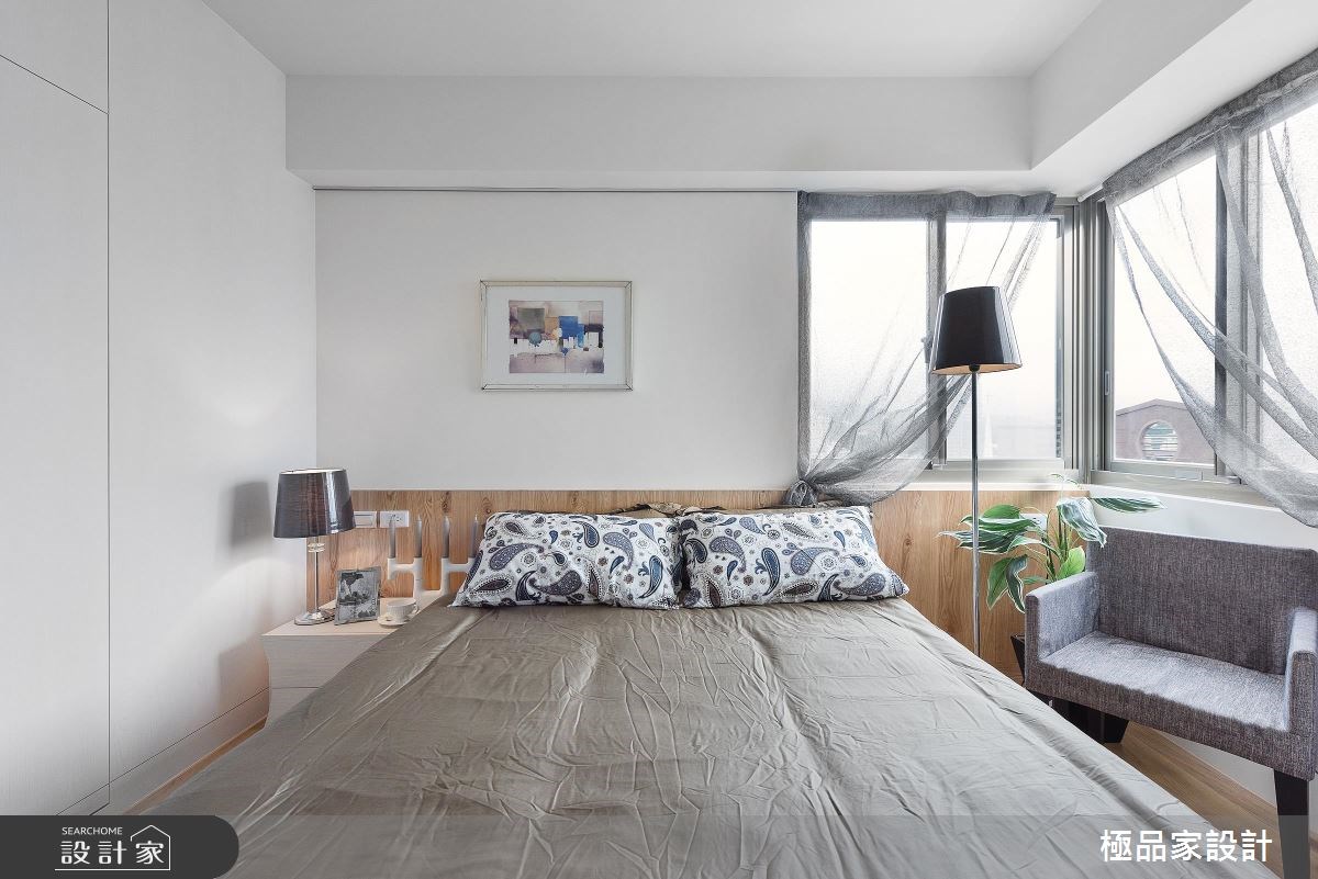 25坪老屋(16~30年)＿混搭風臥室案例圖片＿極品家設計＿極品家_12之10