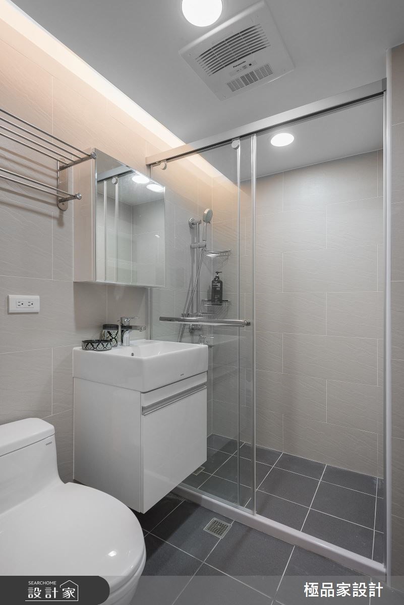 25坪老屋(16~30年)＿混搭風浴室案例圖片＿極品家設計＿極品家_12之13