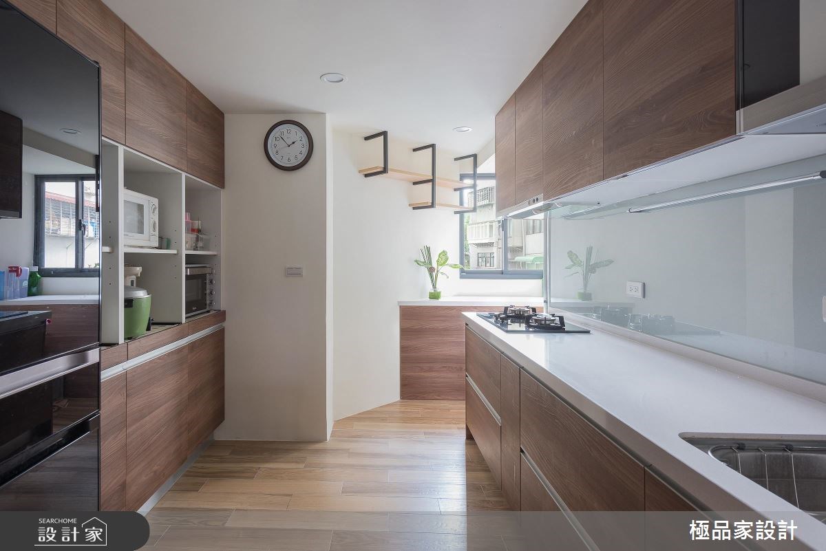40坪老屋(16~30年)＿新中式風廚房案例圖片＿極品家設計＿極品家_13之10