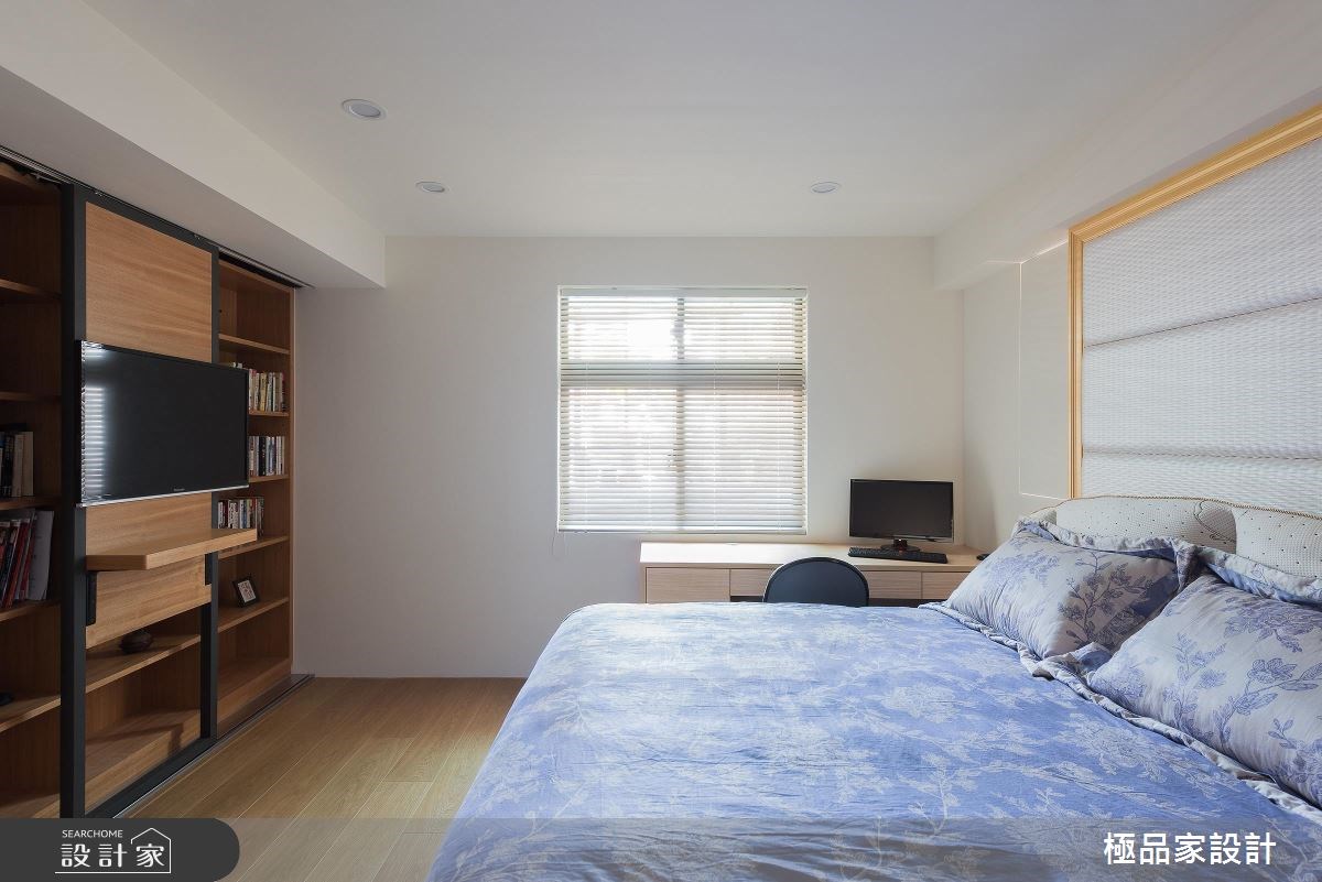 40坪老屋(16~30年)＿新中式風臥室案例圖片＿極品家設計＿極品家_13之11