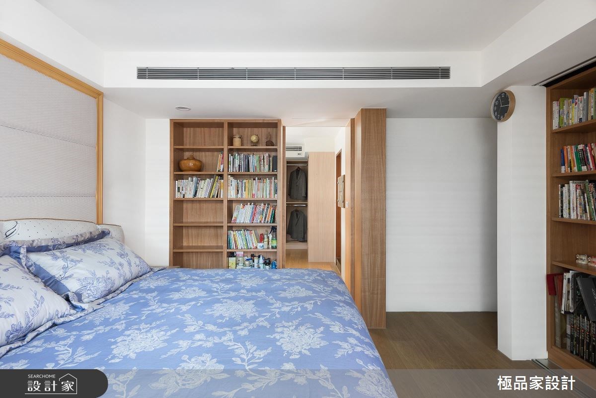 40坪老屋(16~30年)＿新中式風臥室更衣間案例圖片＿極品家設計＿極品家_13之12